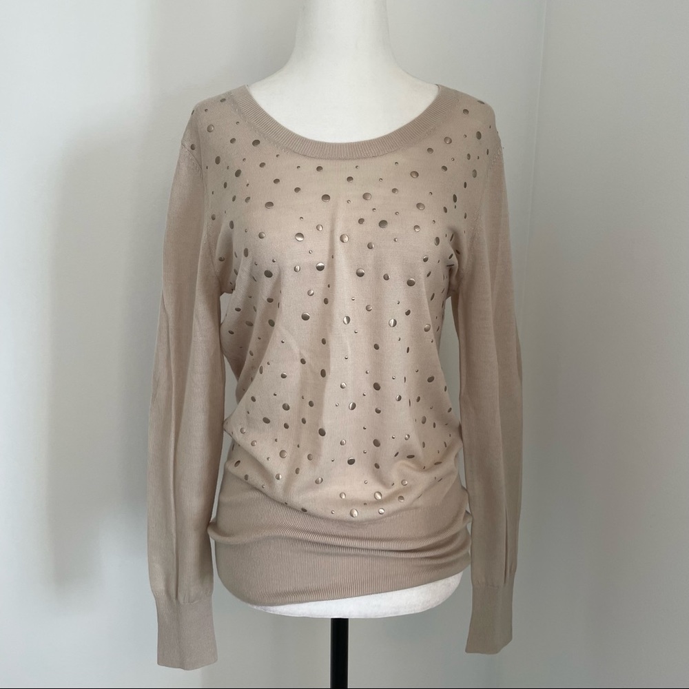 REISS stud sweater